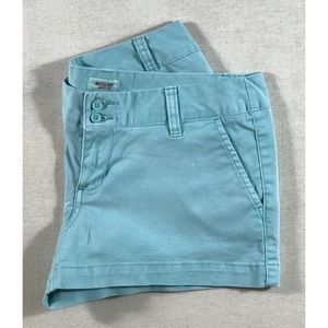 NWOT Mossimo Supply Turquoise Blue Shorts Sz 7